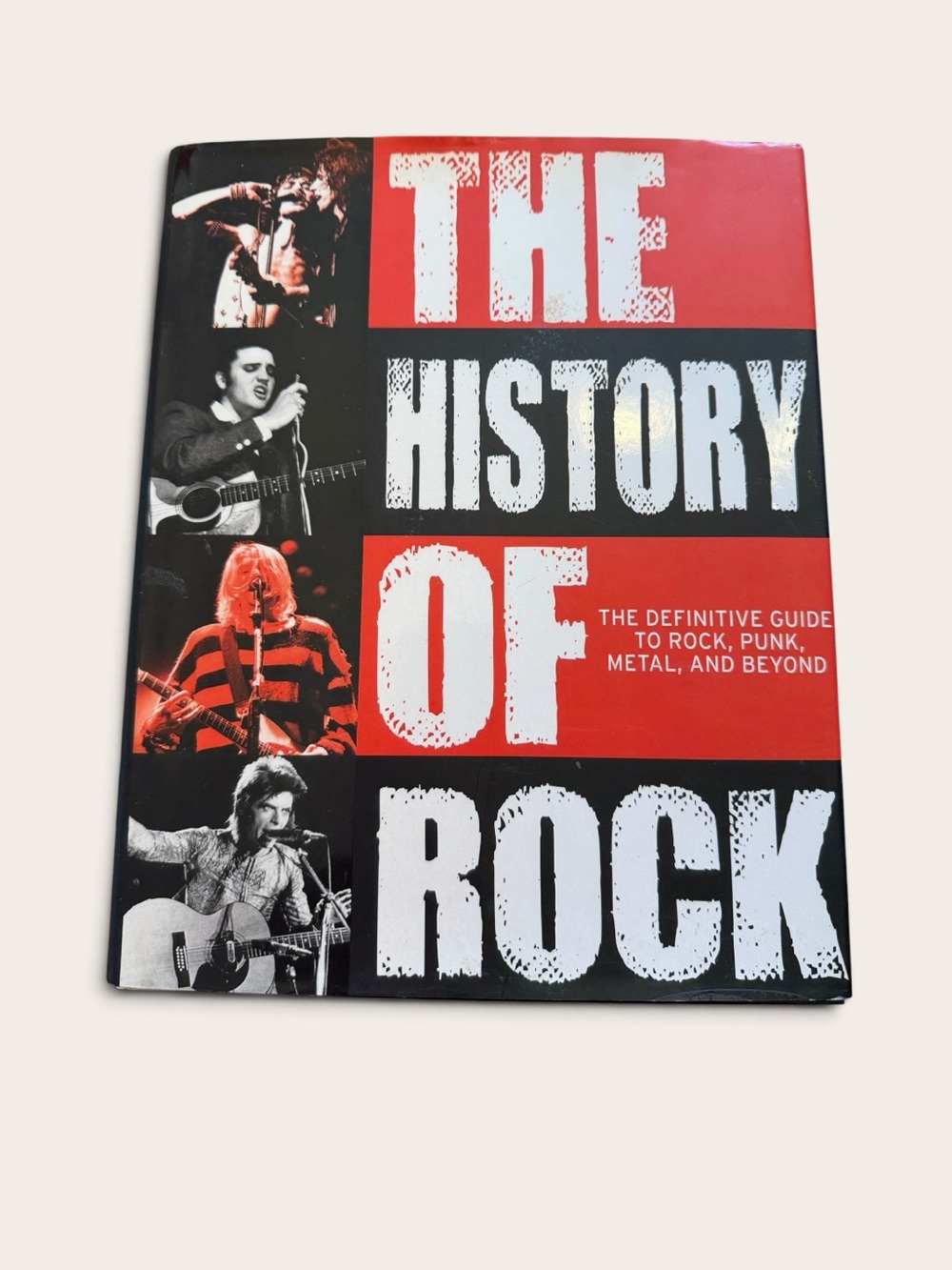 The History of Rock Hardcover Book Comprehensive Illustrated History of Rock